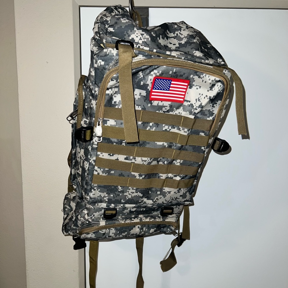 Camo Backpack/carry bag
